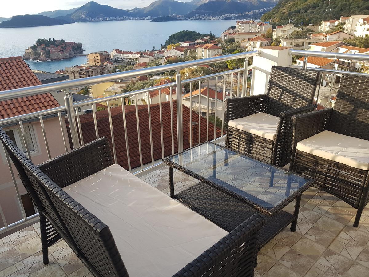 Apartments Vukovic Sveti Stefan Exterior foto